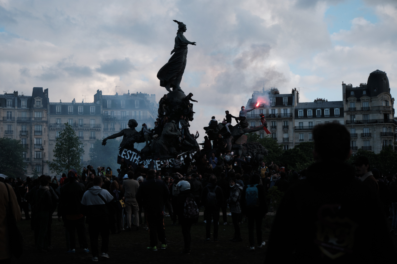 1st of May protests in Paris, 2023