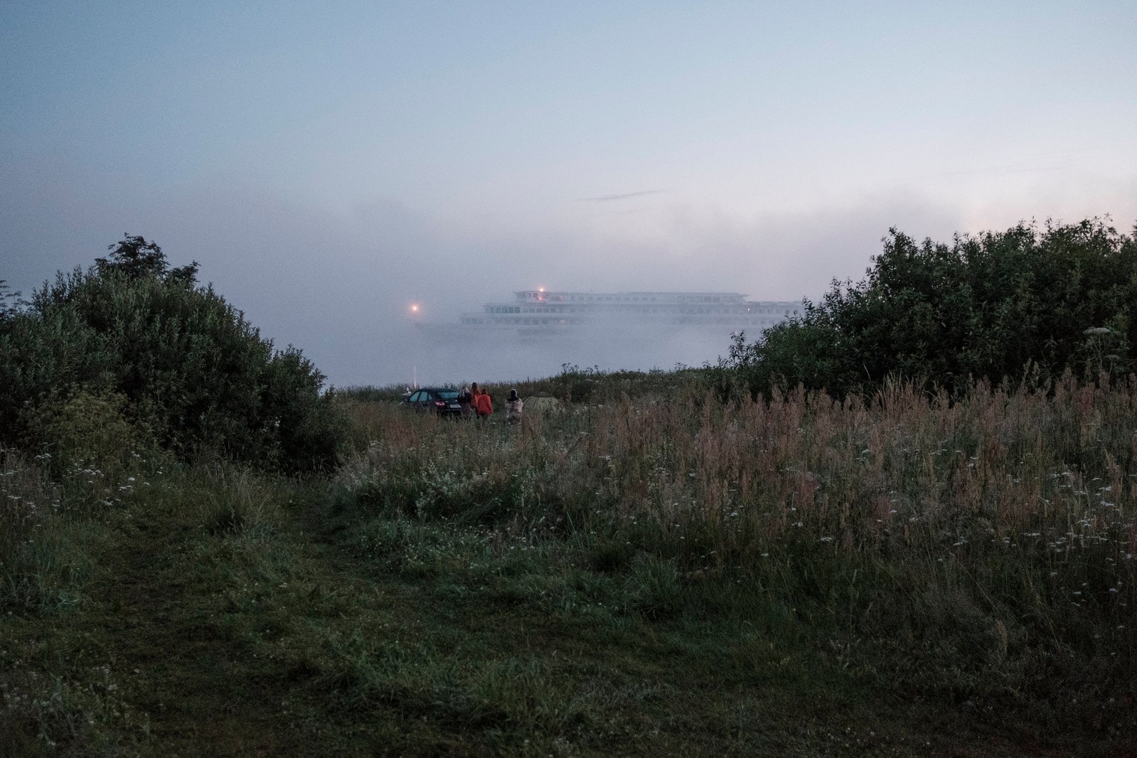 Cruise ship on Volga River